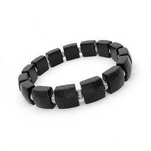 Sophisticated Black Cube Bracelet